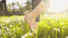 Legs Barefoot GIF - Legs Barefoot Meadow GIFs