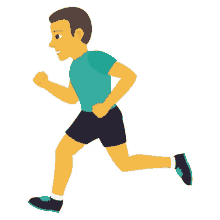 man running people joypixels jogging exercise