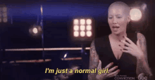 im just a normal girl normal ordinary amber rose dwts