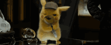 magnifying pikachu