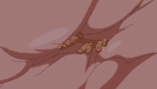 a cartoon character peeking out of a blanket