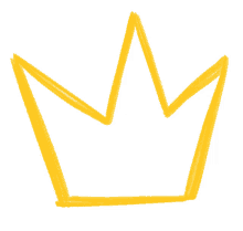 crown king queen royalty yellow