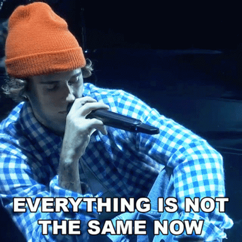 Everything Is Not The Same Now Justin Bieber GIF - Everything Is Not The Same  Now Justin Bieber Lonely Song - Discover & Share GIFs