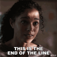 This Is The End Of The Line Nicole Warren GIF - This Is The End Of The Line Nicole Warren Raising Dion GIFs