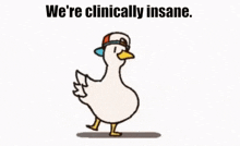 Duck Clinically Insane GIF - Duck Clinically Insane GIFs