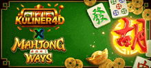 a mahjong game called kuliner4d x mahjong ways is being played