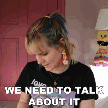 We Need To Talk About It Savannah GIF - We Need To Talk About It Savannah The Queer Kiwi GIFs