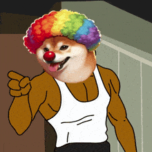 Clown Dog Idoge GIF - Clown Dog Idoge Crypto GIFs