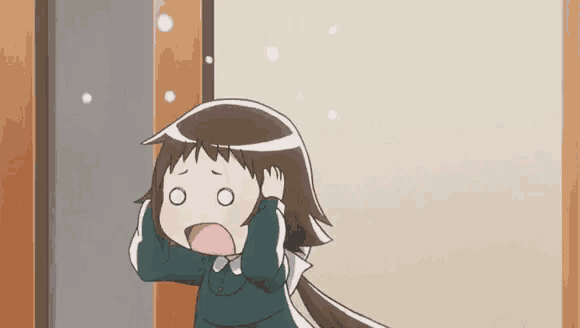 Terrified Panic Sticker - Terrified Panic Anime girl - Discover & Share GIFs