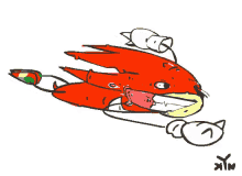 Knuckles Glide GIF - Knuckles Glide Fly GIFs