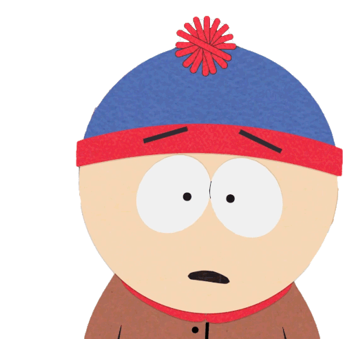 Disappointed Stan Marsh Sticker - Disappointed Stan Marsh South Park Stickers