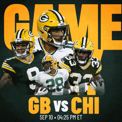 Chicago Bears Vs. Green Bay Packers Pre Game GIF - Nfl National football  league Football league - Discover & Share GIFs