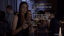 Scrolling Texts GIF - Younger Tv Land Sutton Foster GIFs