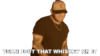 Yeah I Put That Whiskey On It Jon Langston Sticker - Yeah I Put That Whiskey On It Jon Langston Heart On Ice Song Stickers