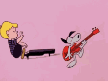 charlie brown jam dance piano playing instruments