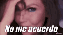 Thalia Cantando No Me Acuerdo GIF