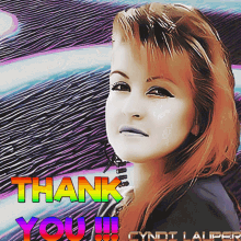 Cyndi Lauper Thanks GIF - Cyndi Lauper Thanks Thank You GIFs