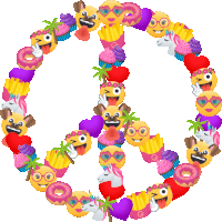 Peace Symbol Sweet N Sassy Sticker - Peace Symbol Sweet N Sassy Joypixels Stickers