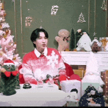 Bossnoeul Christmas Lee Noeul Nuttarat Tangwai GIF - Bossnoeul Christmas Lee Noeul Nuttarat Tangwai Boss Chaikamon Sermsongwittaya GIFs