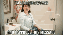 Pooping Woman Pooping GIF - Pooping Woman Pooping Women Poop GIFs