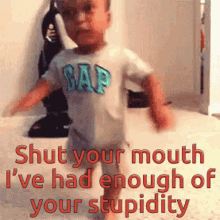Shut Your Mouth Ive Had Enough GIF - Shut Your Mouth Ive Had Enough Stupid People GIFs