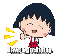Have A Great Day Krill Yourself Sticker - Have A Great Day Krill Yourself Chibi Maruko Chan Stickers