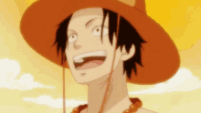 Ace One Piece GIF - Ace One Piece Happy GIFs