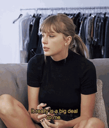 Taylor Swift Big Deal GIF - Taylor Swift Big Deal To Me GIFs