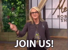 Join Us Come And Join Us GIF - Join Us Come And Join Us Pointing GIFs
