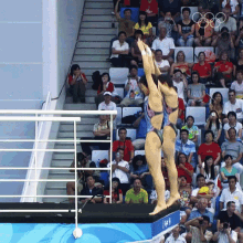 Backflip Dive Chen Ruolin GIF - Backflip Dive Chen Ruolin Olympics GIFs