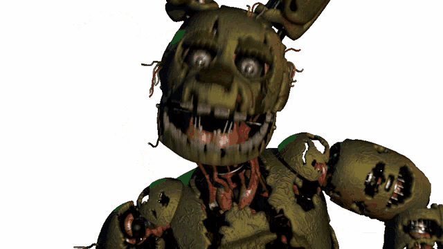 Five Nights at Freddy's - Toy Bonnie - Springtrap - Sticker