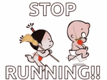 Stop Dont Run GIF - Stop Dont Run Chase GIFs