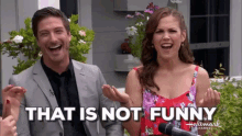 Erin Krakow That Is Not Funny GIF - Erin Krakow That Is Not Funny Wcth GIFs