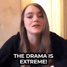 The Drama Is Extreme Blond Woman Sying GIF - The Drama Is Extreme Blond Woman Sying GIFs