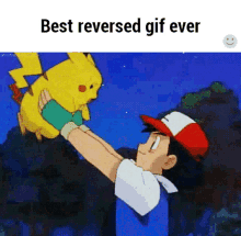 Reversed Gif Pikachu GIF - Reversed Gif Pikachu Throwing GIFs