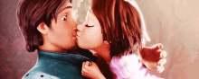 Disney Kiss GIF - Disney Kiss Rapunzel GIFs