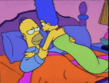 Simpsons Bed GIF