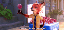 Zootopia Nick Wilde GIF - Zootopia Nick Wilde Pawpsicles Get Your Pawpsicles GIFs