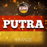 a germanium king revolution logo with the word putra