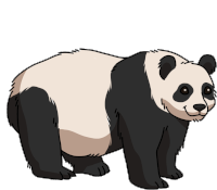 Panda Giant Panda Sticker - Panda Giant Panda Stickers