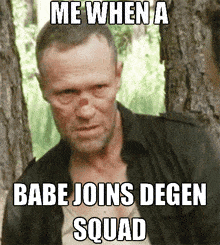 When A Babe Joins The Server Degenerate Squad GIF - When A Babe Joins The Server Degenerate Squad Walking Dead GIFs
