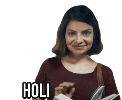 Holi Hi Sticker - Holi Hi Hello Stickers