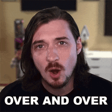 Over And Over Aaron Brown GIF - Over And Over Aaron Brown Bionicpig GIFs