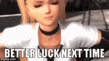Marie Rose Better Luck Next Time GIF - Marie Rose Better Luck Next Time Doa GIFs