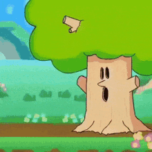 Tree Kirby GIF - Tree Kirby Whispy Wood GIFs