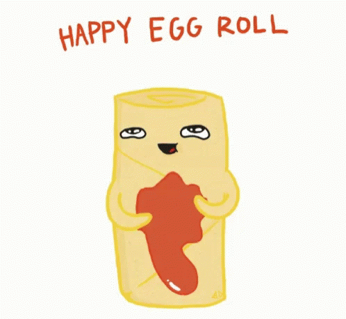 Happy Egg Roll GIF - Happy Egg Roll - Discover & Share GIFs