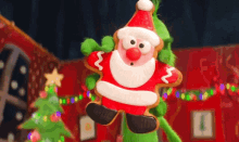 The Cookie Santa Claus GIF - The Cookie Santa Claus Curious GIFs