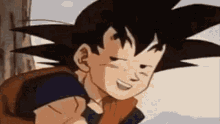 Hahaha Goku GIF - Hahaha Goku Staring GIFs
