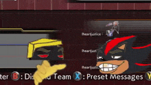 a screenshot of a video game that says ' iheartjustice ' on the top left