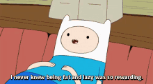 fat lazy adventuretime finn